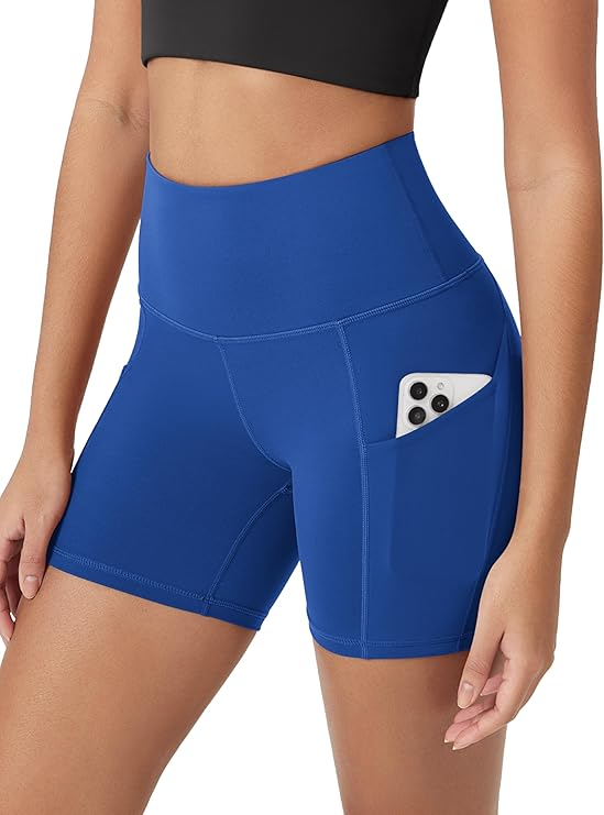 Leggings Mujer Alta Cintura Nylon Spandex Yoga Fitness Squat Proof Control Abdomen con Bolsillos