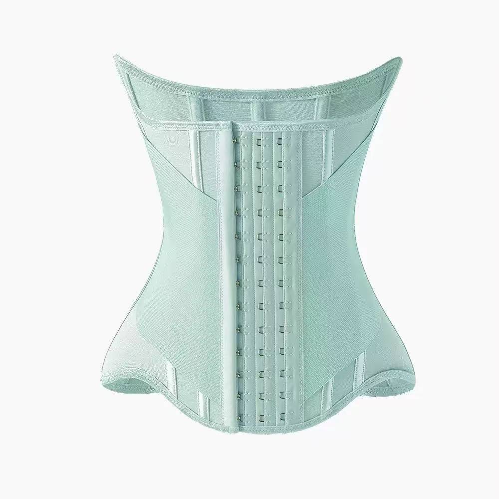 Faja moldeadora de cintura para mujer: faja doble para control de abdomen y espalda.